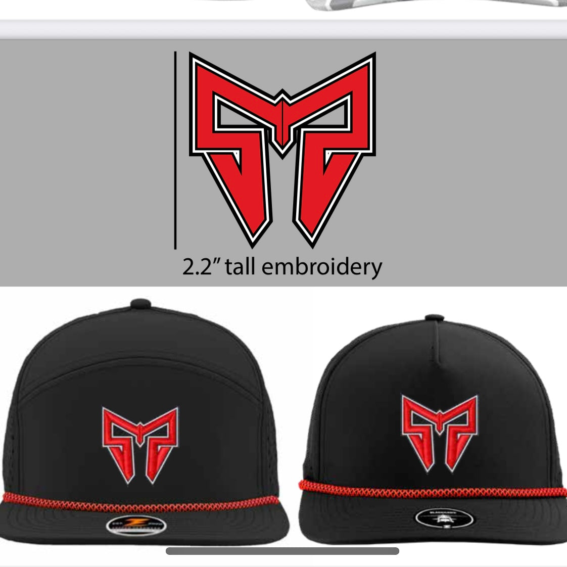 SYS Hydro Black RED embroidered Hat