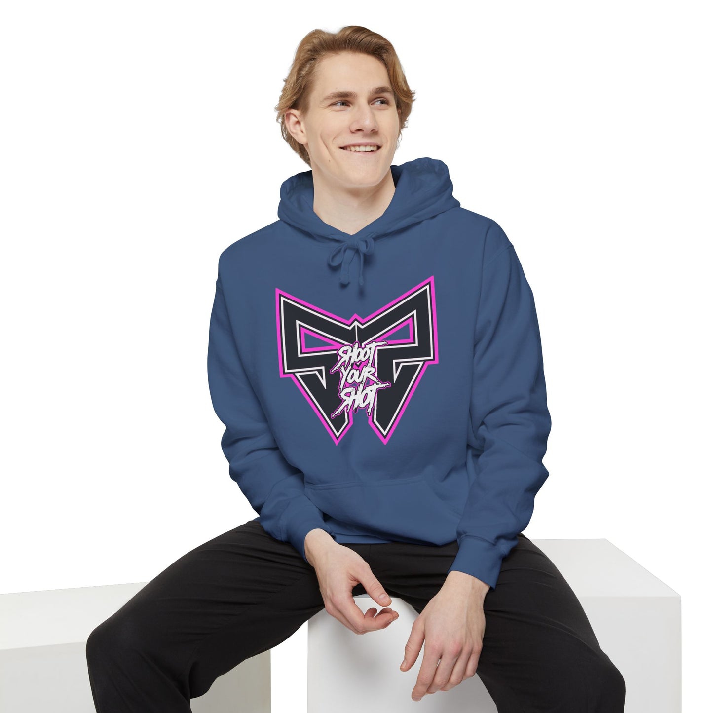 Pink SYS Badge Hoodie