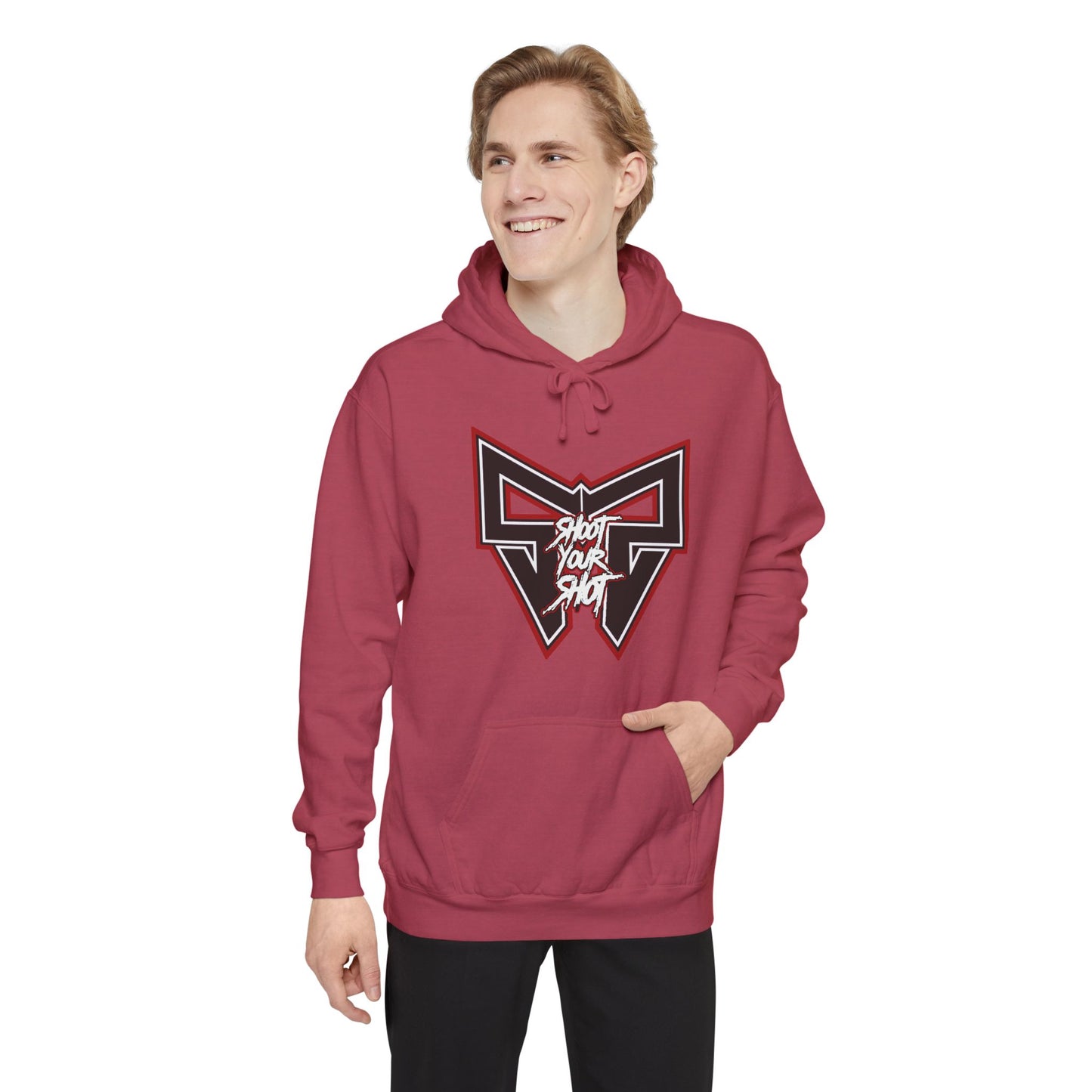 Burgundy SYS Badge Hoodie