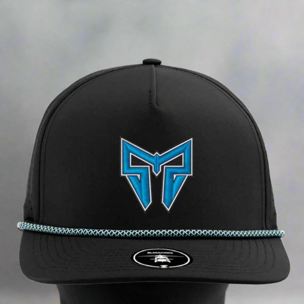 SYS Hydro Black BLUE embroidered Hat