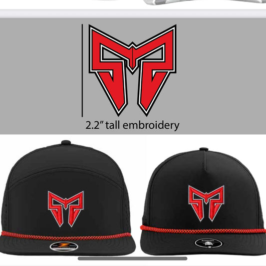 SYS Hydro Black RED embroidered Hat