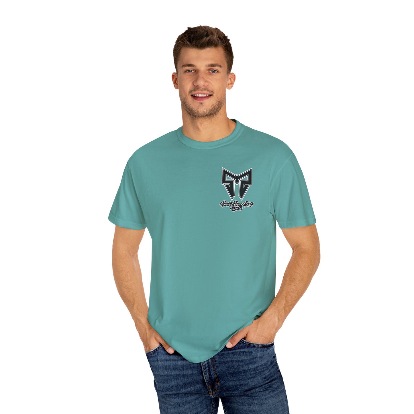 Black SYS Script Tee
