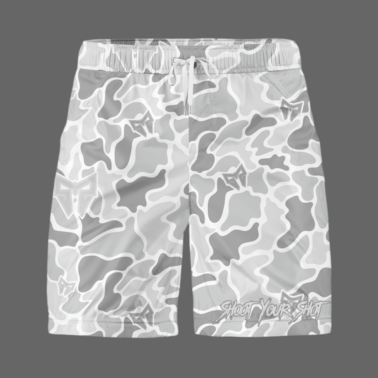 SYS WHITE Camo Shorts