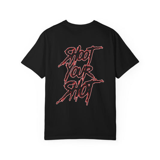 Electric Red SYS Script tee