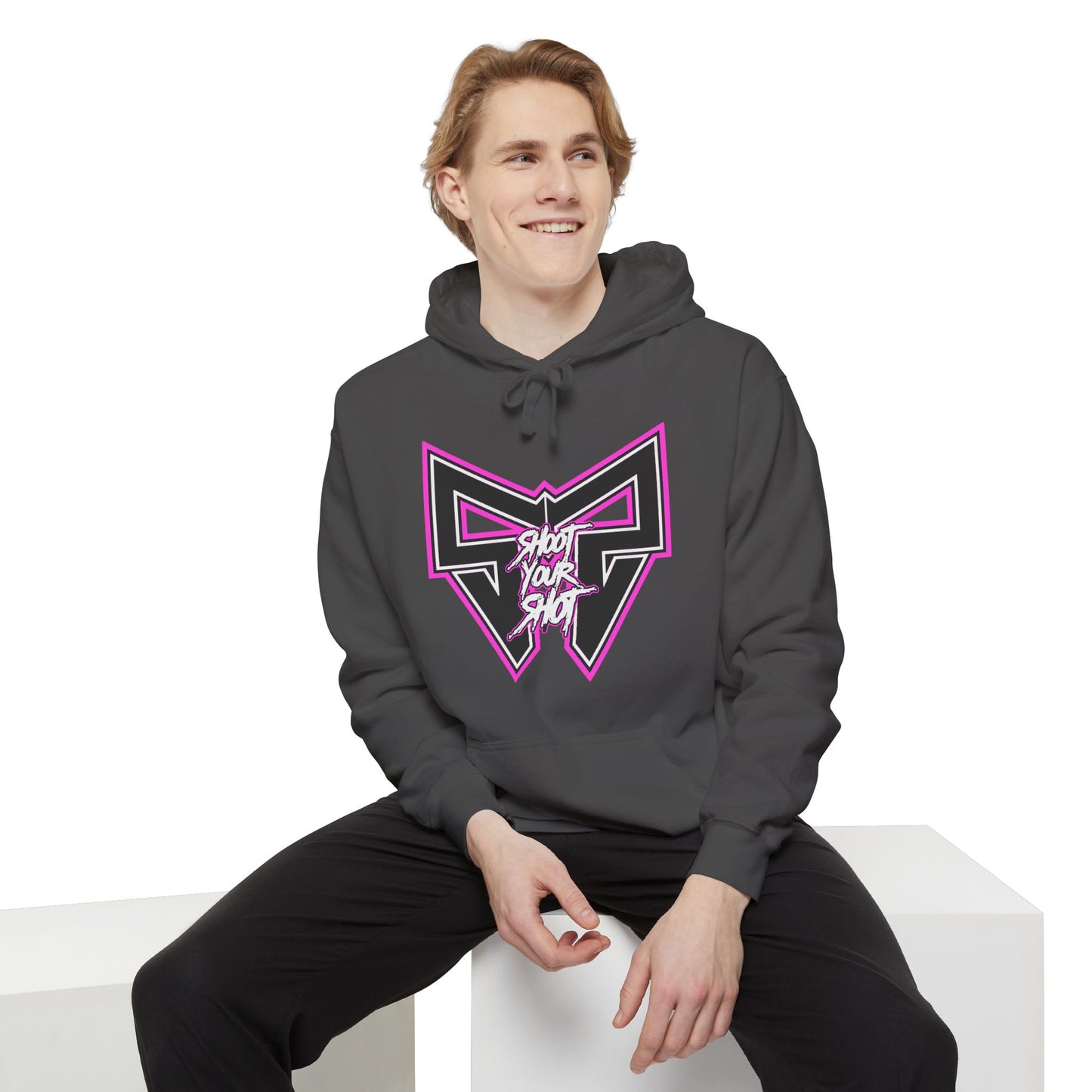 Pink SYS Badge Hoodie