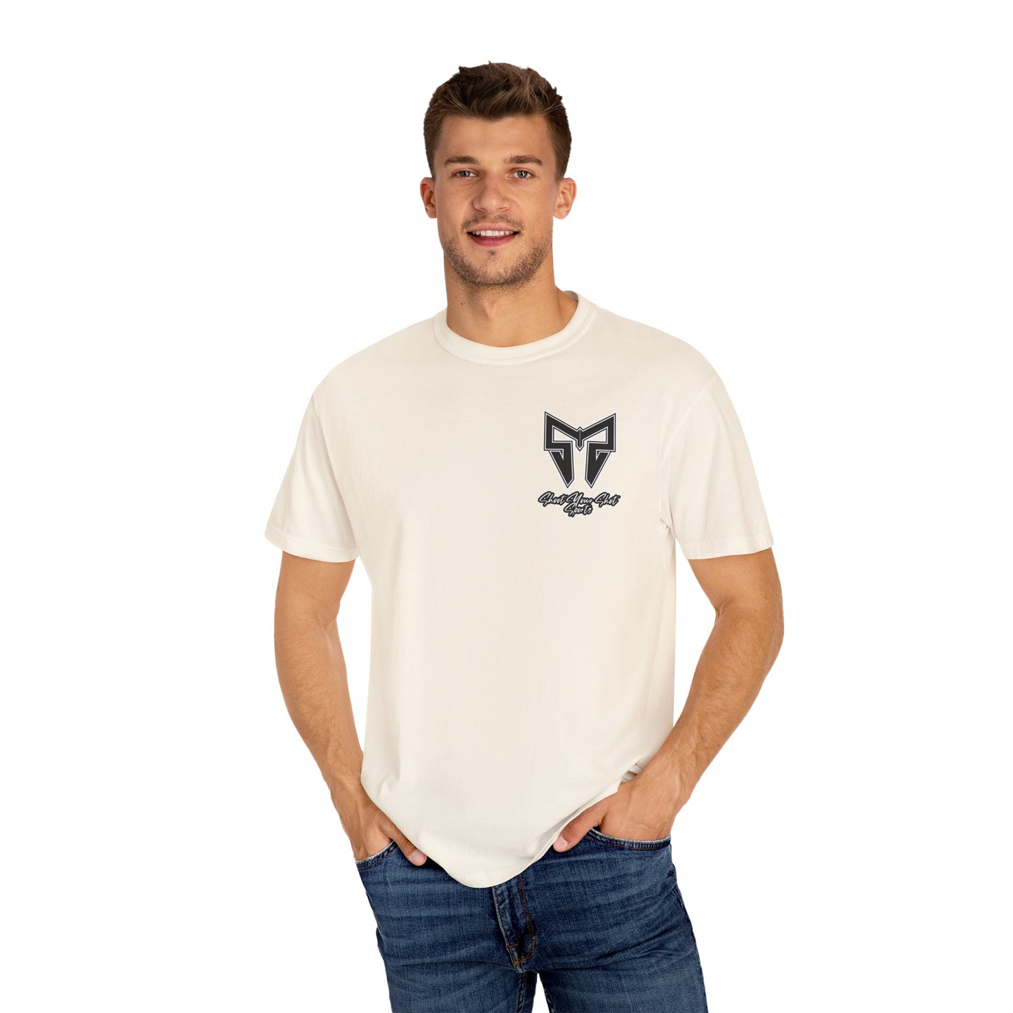 Black SYS Script Tee