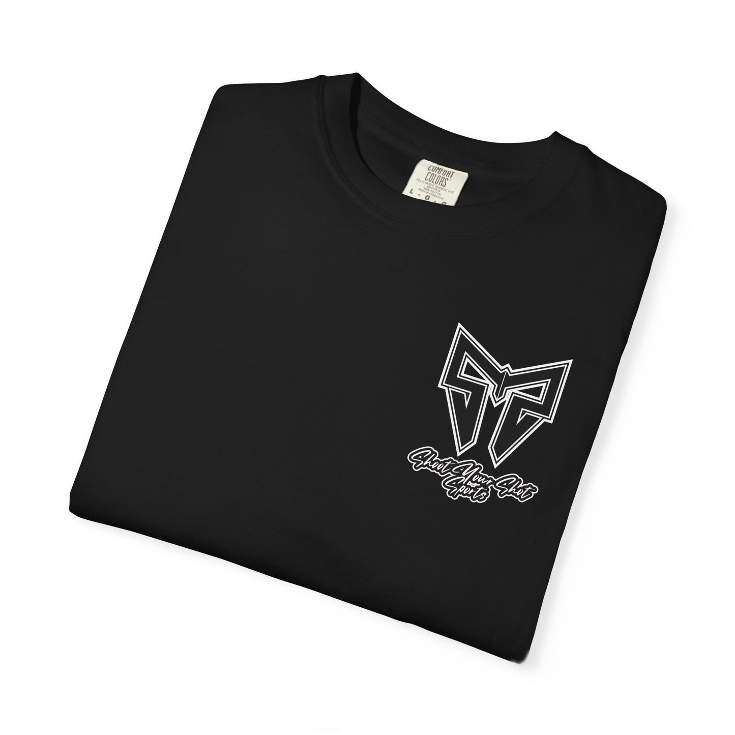 Black SYS Script Tee