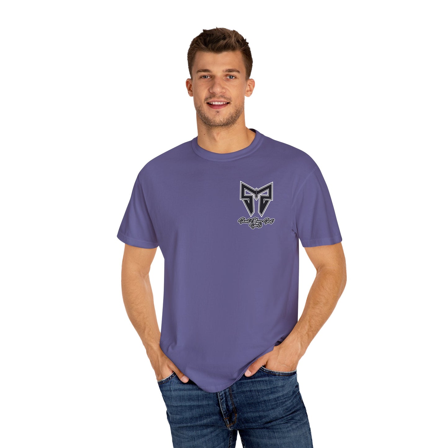 Black SYS Script Tee