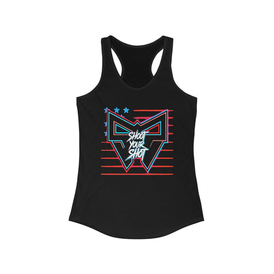 SYS Neon Patriotic Racerback Tank Top