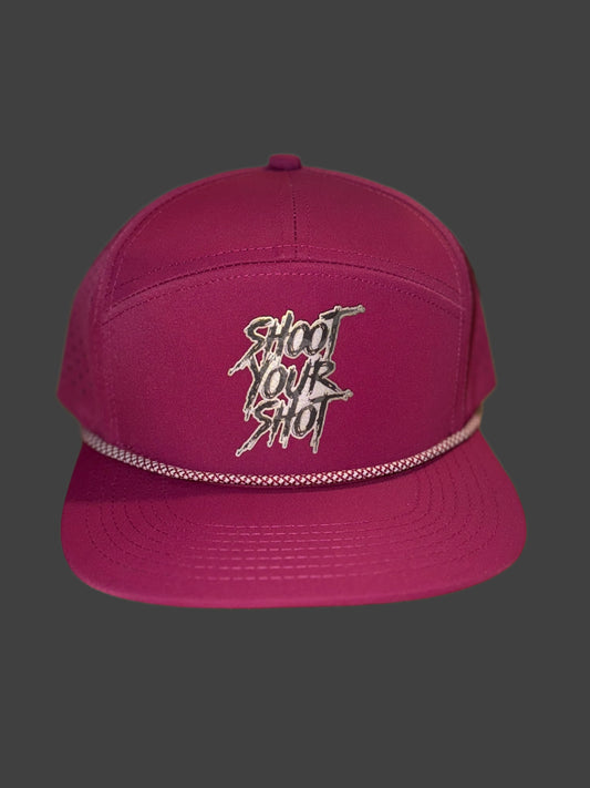 Fuchsia 7 panel hydro hat