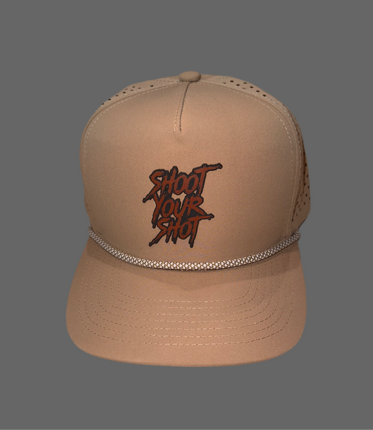 SYS script tan rope hat